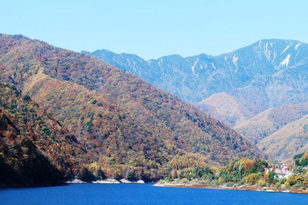 広瀬湖と北側の眺望